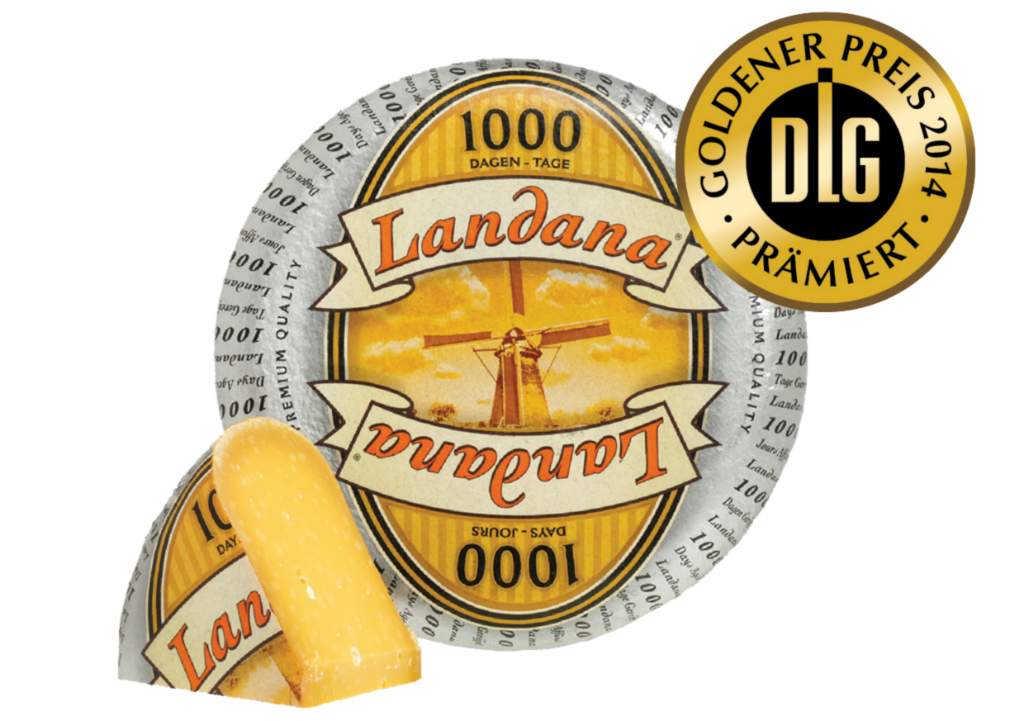 Landana 1000 TAGE Käse prämiert mit DLG-Gold