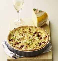 Fencheltarte mit Landana Brennnesselkäse